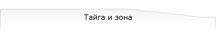 Тайга и зона